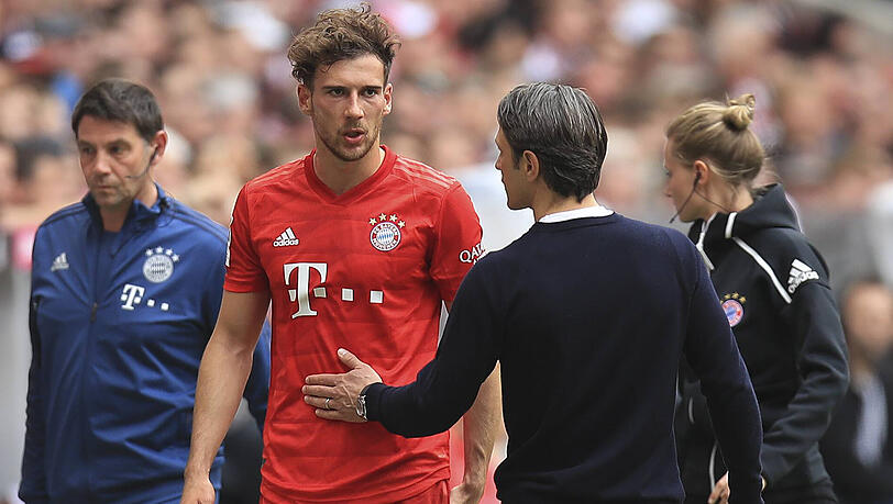 Leon Goretzka musste gegen Eintracht Frankfurt verletzt ausgewechselt werden.