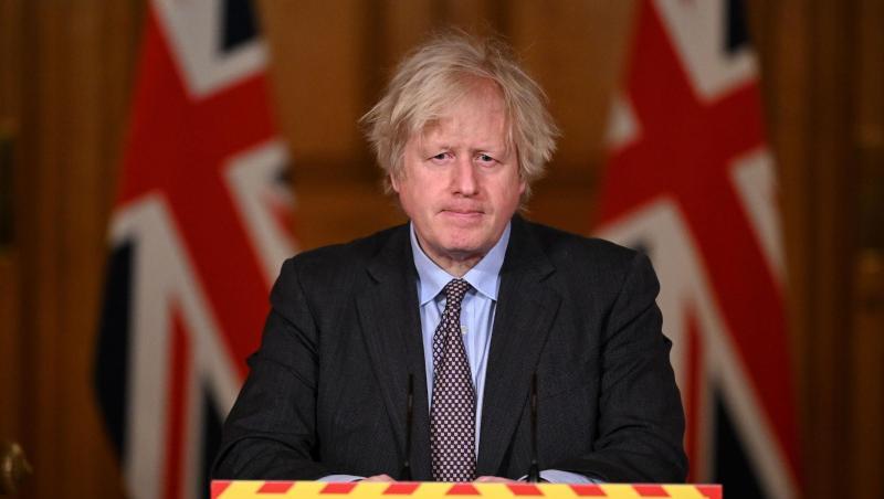 Premierminister von Großbritannien, Boris Johnson. Die britische Regierung will bis zum 21. Juni 2021 alle Beschränkungen in der Corona-Pandemie in England aufheben.