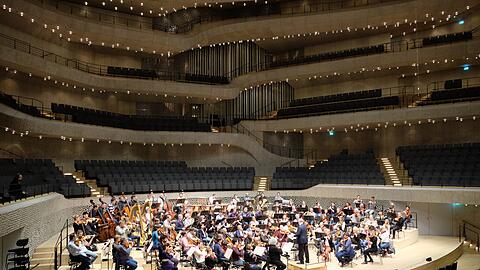 Die Münchner Philharmoniker in der Elbphilharmonie.