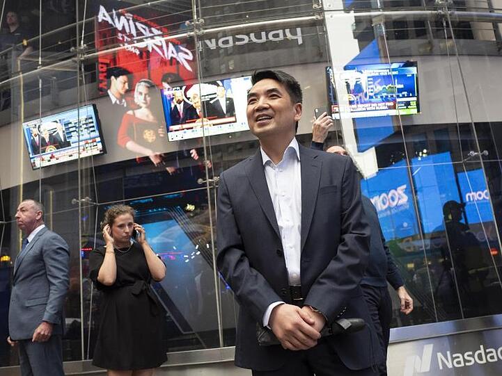 Eric Yuan, Vorstandsvorsitzender von Zoom Video Communications, freut sich über die gestiegene Nutzung seines Angebots.