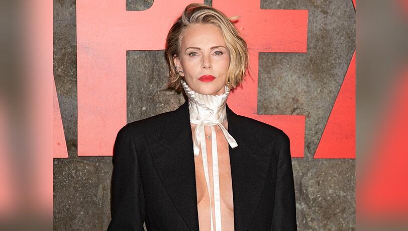 Charlize Theron bei der Premiere ihres Netflix-Films "Apex" in New York am 22. April 2026.