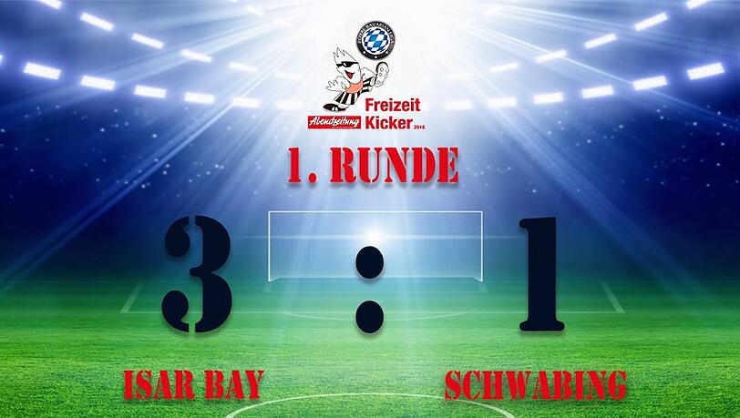 Die Isar Bay Buccaneers gewinnen mit 3:1. Die Isar Bay Buccaneers gewinnen mit 3:1.