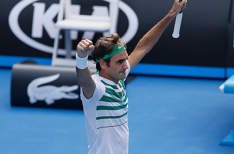 Ungefährdet weiter: Roger Federer