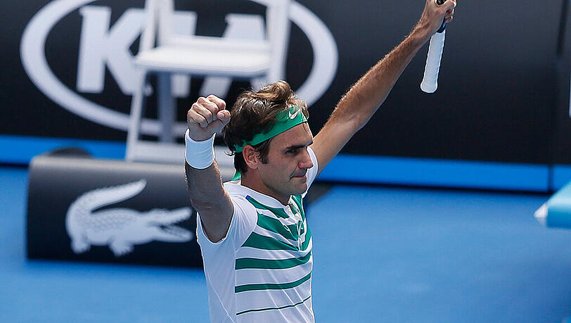 Ungefährdet weiter: Roger Federer Ungefährdet weiter: Roger Federer