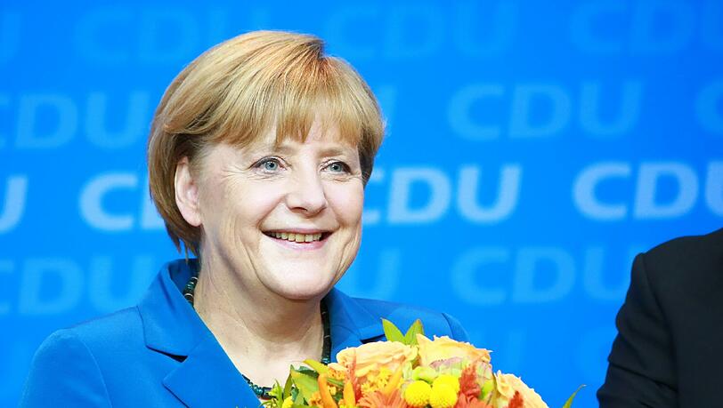 Sie ist die Erfolgsgarantin der Union: Angela Merkel spricht am Wahlabend in der Berliner Parteizentrale. Sie ist die Erfolgsgarantin der Union: Angela Merkel spricht am Wahlabend in der Berliner Parteizentrale.