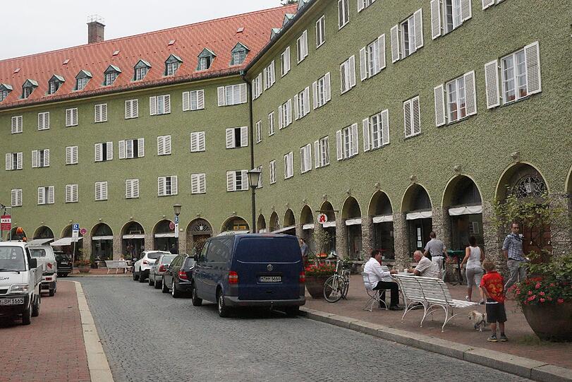 Die Borstei in Moosach: Hier wurde das Neugeborene gefunden
