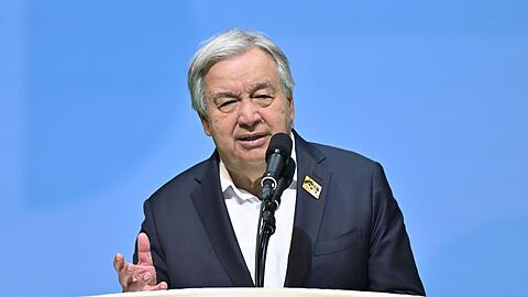Guterres ist über den russischen Angriff auf Kiew erbost. (Archivbild)