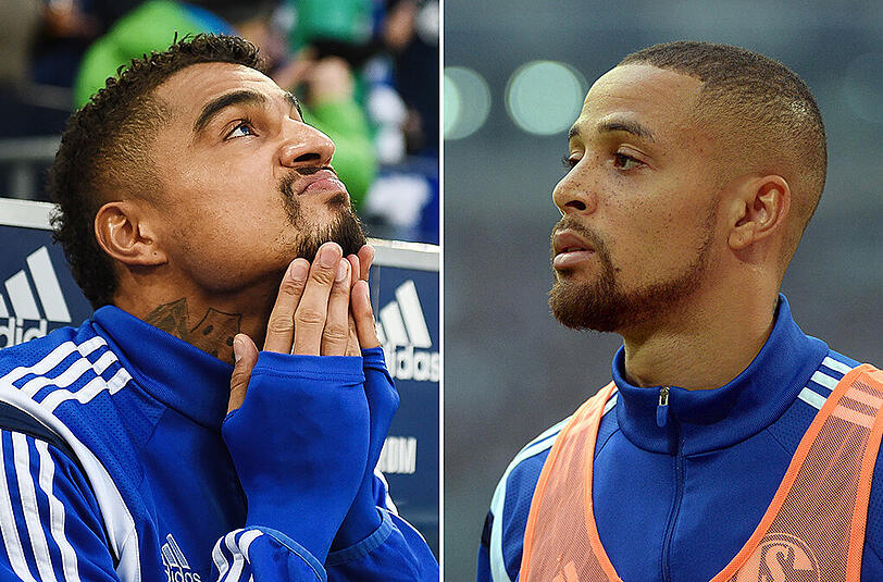 Aus bei Königsblau: Kevin-Prince Boateng (l) und Sydney Sam