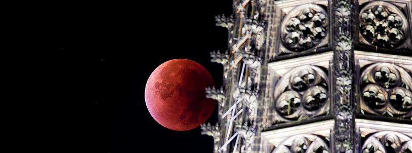 Mondfinsternis über Deutschland: Berlin