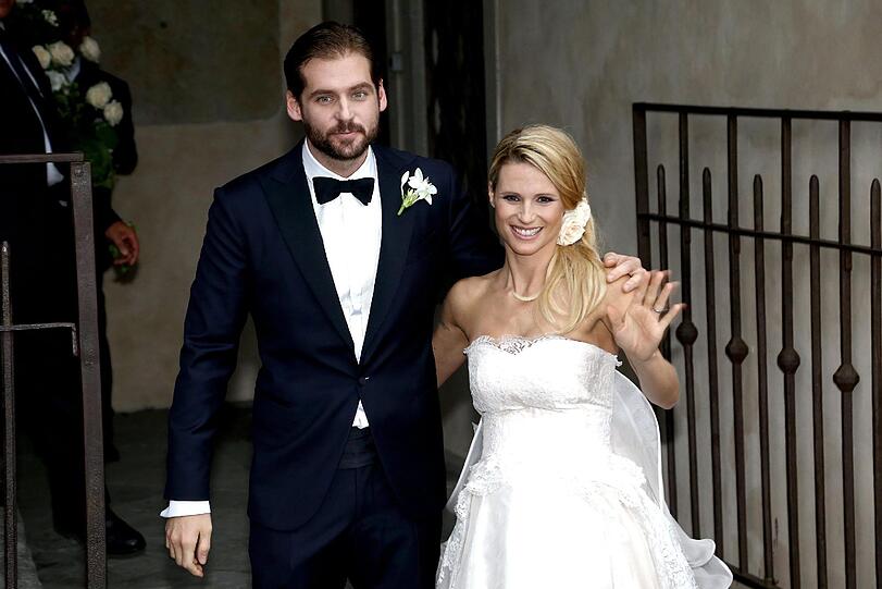 Feierten 2004 ihre Hochzeit: Michelle Hunziker und ihr Ehemann Tomaso Trussardi