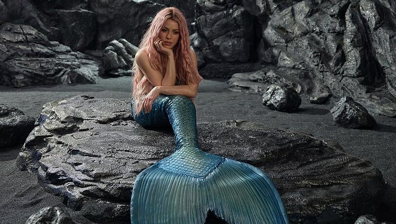 Shakira als Meerjungfrau für ihr Musikvideo zu "Copa Vacía".