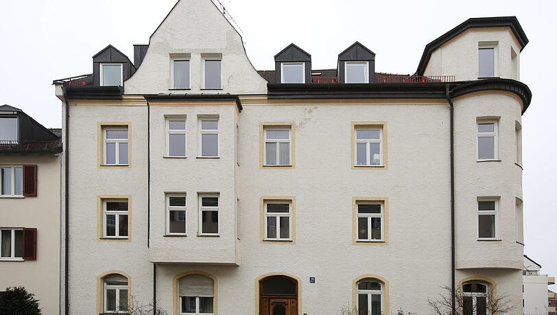 Das ehemalige Wohnhaus von Hans Beimler an der Döllingerstraße.