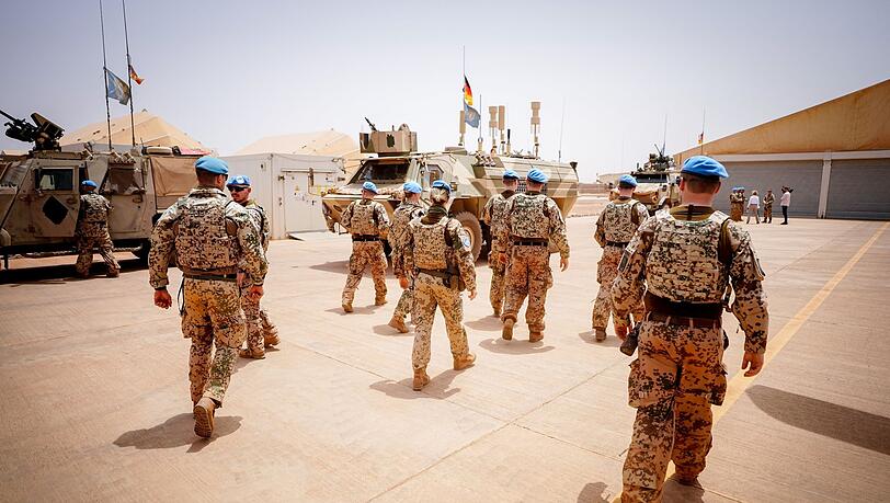 Soldaten der Bundeswehr im Camp Castor in Gao.