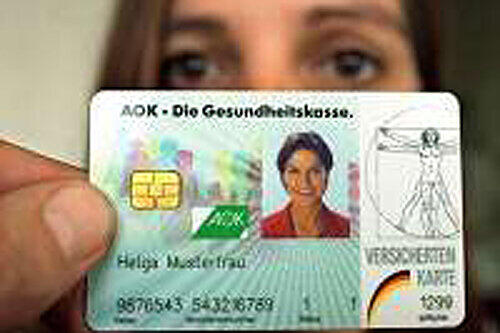 Zankapfel AOK-Karte.