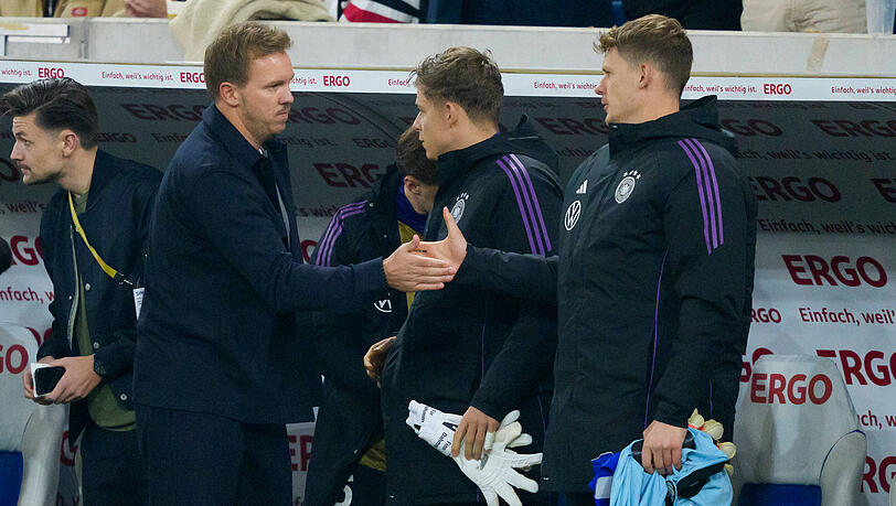 Nummer zwei bei Bundestrainer Julian Nagelsmann (l.): N&uuml;bel.