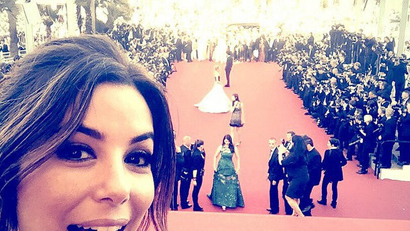 Eva Longoria (40) präsentiert auf Instagram ihren Ausblick auf den roten Teppich. Eva Longoria (40) präsentiert auf Instagram ihren Ausblick auf den roten Teppich.