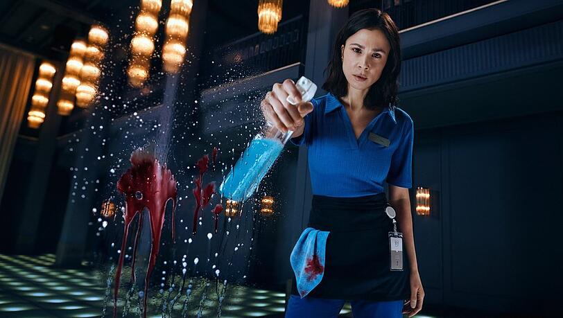 Aylin Tezel putzt in "Serial Cleaner" Tatorte.