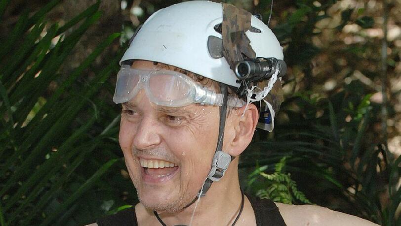 Rolf Scheider freute sich über seine gelungene Dschungelprüfung
