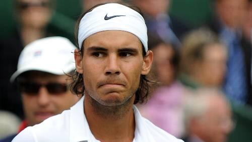 Loboriert immer noch an seiner Knieverletzung: Rafael Nadal. Loboriert immer noch an seiner Knieverletzung: Rafael Nadal.