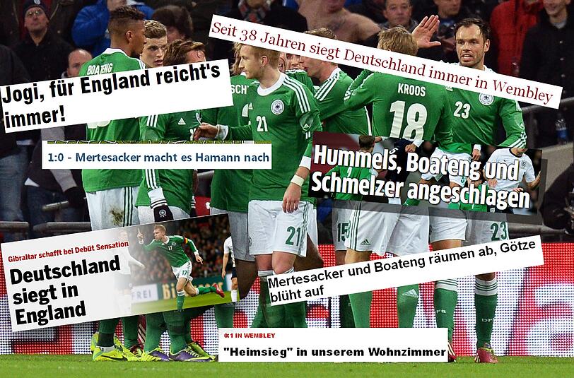 Pressestimmen zum 0:1-Sieg gegen England.