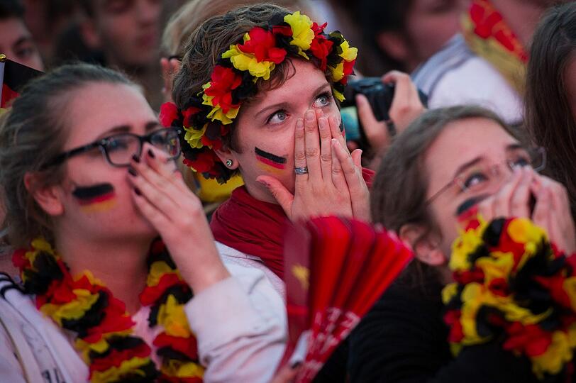 Die Anhänger der DFB-Elf zwischen Hoffen...