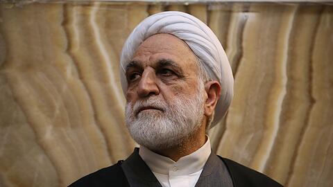 K&uuml;ndigt hartes Vorgehen gegen Proteste an: Irans Justizchef Gholam-Hussein Mohseni-Edschehi (Archivbild).