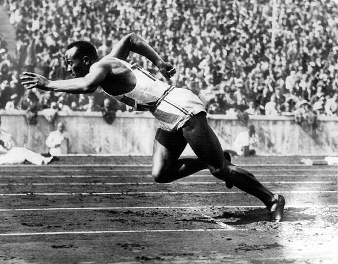 Olympiasieger 1936: Jesse Owen.