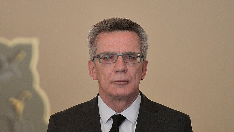 Bundesinnenminister Thomas de Maiziere. Bundesinnenminister Thomas de Maiziere.