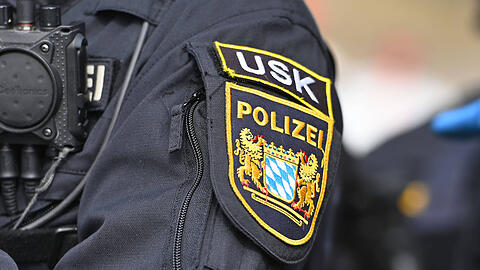 Auch Kr&auml;fte des USK waren vor Ort.