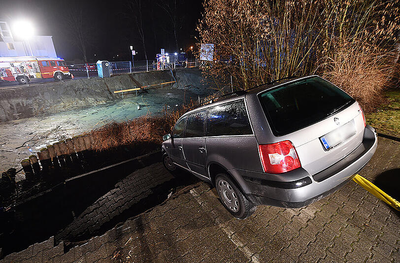 Die Bilder vom Erdrutsch in Weingarten.