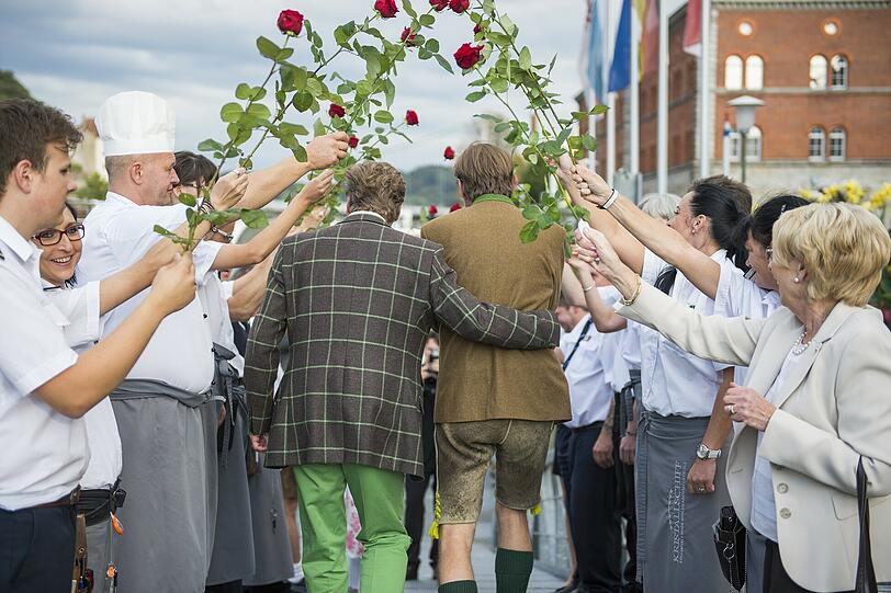 Das Passauer Hochzeitspaar.