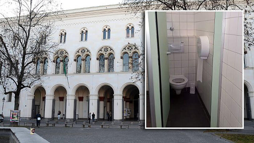 Die Fakultät fordert, Alarmknöpfe in die Uni-Toiletten einzubauen.