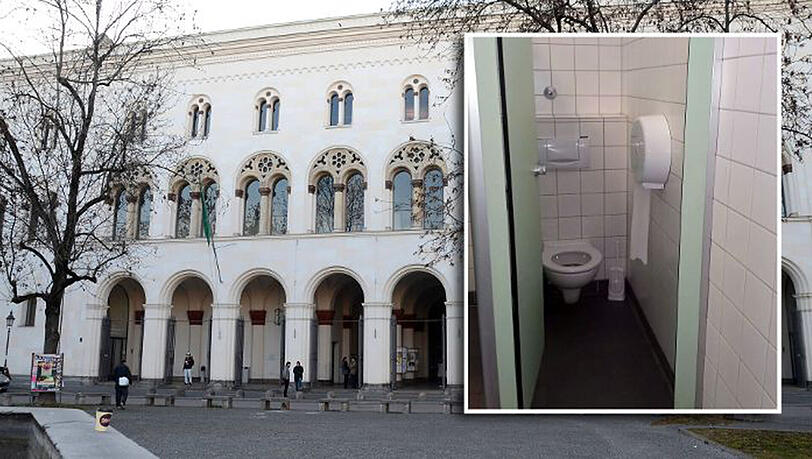 Die Fakultät fordert, Alarmknöpfe in die Uni-Toiletten einzubauen.