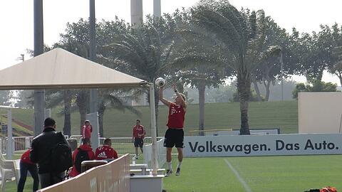 Die Bayern in Doha.