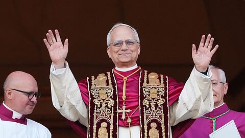 Papst Leo XIV. am Tag seiner Wahl. (Archivbild)