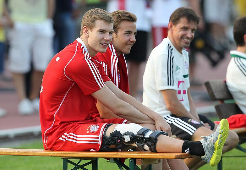 Die besten Szenen vom Testspiel der Bayern gegen die Paulaner Traumelf.