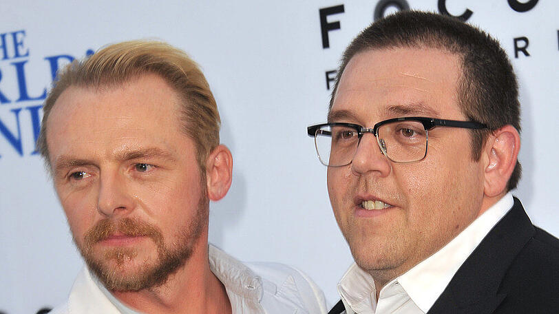 Stehen wieder zusammen vor der Kamera: Simon Pegg (r.) und Nick Frost