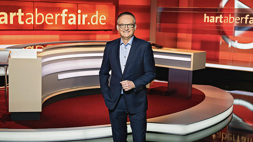 "Hart aber fair" mit Frank Plasberg beginnt am Montag bereits um 20:15 Uhr.