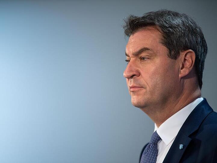 CSU-Chef Markus Söder gibt eine Pressekonferenz. Foto: Lino Mirgeler/Archivbild