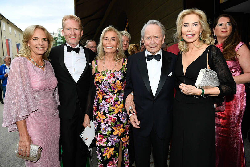 Anja Thyssen, Joachim Thyssen, Renate Thyssen-Henne, Dr. Wolfgang Porsche sowie Dr. Gabriela Prinzessin zu Leiningen