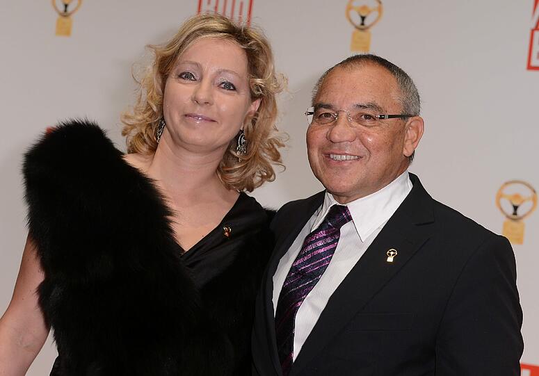 Fußball-Lehrer Felix Magath und seine Frau Nicola. Foto: Britta Pedersen