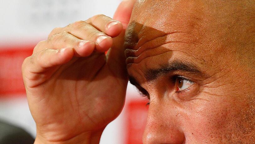 Pep Guardiola blickt in die Zukunft. Einmal Nationaltrainer sein, das kann sich der Bayern-Trainer gut vorstellen. Pep Guardiola blickt in die Zukunft. Einmal Nationaltrainer sein, das kann sich der Bayern-Trainer gut vorstellen.