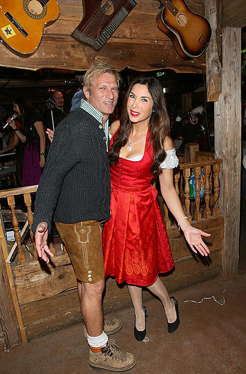 Alexandra Polzin mit Ehemann Gerhard Leinauer.