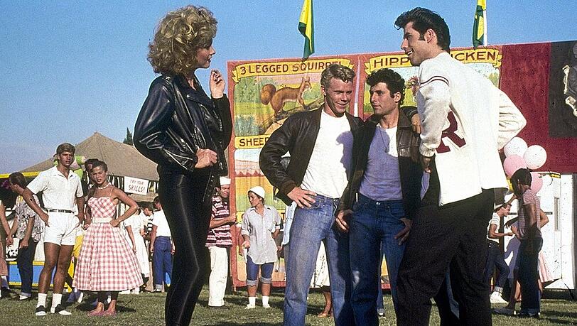 Olivia Newton-John und John Travolta in "Grease" Olivia Newton-John und John Travolta in "Grease"