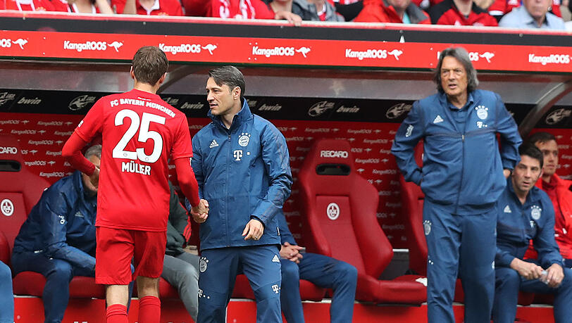 Schwieriges Verhältnis in seiner Zeit beim FC Bayern: Kovac und"Notnagel" Thomas Müller. Schwieriges Verhältnis in seiner Zeit beim FC Bayern: Kovac und"Notnagel" Thomas Müller.