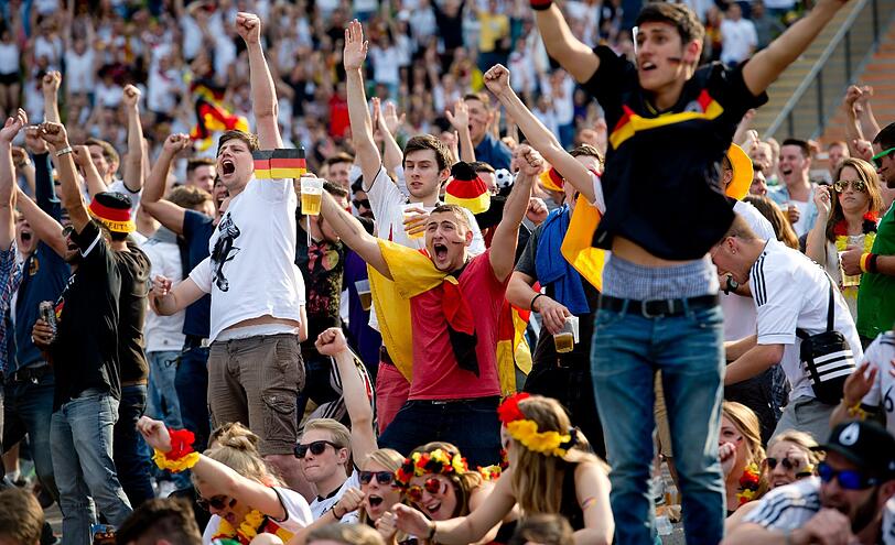 Umso größer war der Jubel bei den Toren der deutschen Nationalmannschaft.
