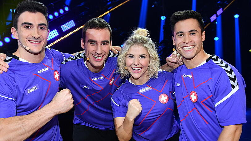 Mit ihrem Männer-Team will Beatrice Egli den Sieg für die Schweiz holen.