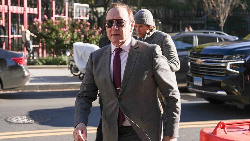 Kevin Spacey vor einem Gericht in New York City.