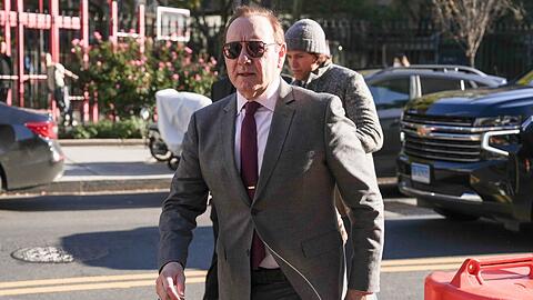 Kevin Spacey vor einem Gericht in New York City.