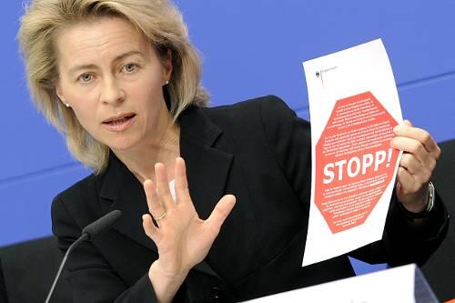 Familienministerin Ursula von der Leyen (CDU)